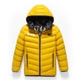thumbnail image 5 of Lovskoo 4-15Y Kids Teens Unisex Heated Jacket X Usb Intelligent Constant Temperature Heated Windproof Plus Size Coat For Children Winter 3 Heated Jacket Coat Yellow, 5 of 7