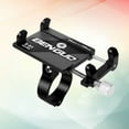 thumbnail image 5 of Worgeous Phone Holder for Bicycle Handlebars Aluminum Alloy Black 1Set, 5 of 5