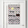 thumbnail image 2 of Casino Hanging Pocket Organizer, Poker Cards Advertising Holidays Getaways Tourist Destinations Pleasure Art Print, Printed Polyester Storage Bag with Pockets, 21" x 31", Red Black, 2 of 2
