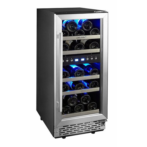 phiestina 29 bottle dual zone freestanding wine cooler walmart com kitchen island without countertop