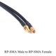 thumbnail image 4 of Cable Coaxial RG58/50-3 RF, 10M (32,8 pies), N/SMA/RP-SMA/UHF macho a N/SMA/RP-SMA hembra/macho, Cable de extensión para antena, 4 of 5
