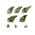 thumbnail image 2 of yuksok 5x5 Pieces Shape Screw Back Rivets Stud Spikes for Leather Craft, 2 of 7