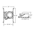 thumbnail image 2 of NICOR 17004 6 in. Shallow Housing for New Construction Applications, 2 of 2