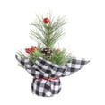 thumbnail image 2 of Christmas Tree Decorations Christmas Red Fruit Small Tree Desktop Ornaments Photography Props Christmas Decorations, 2 of 6
