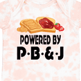thumbnail image 4 of Inktastic Powered by P B and J Peanut Butter Lover Boys or Girls Baby Bodysuit, 4 of 5