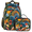 Multicolour 2, variant on Herdesigns Black and White Music Backpack with Lunch Box Musical Notes Lightweight Large Travel Work Laptop Backpacks Set Casual Daypacks