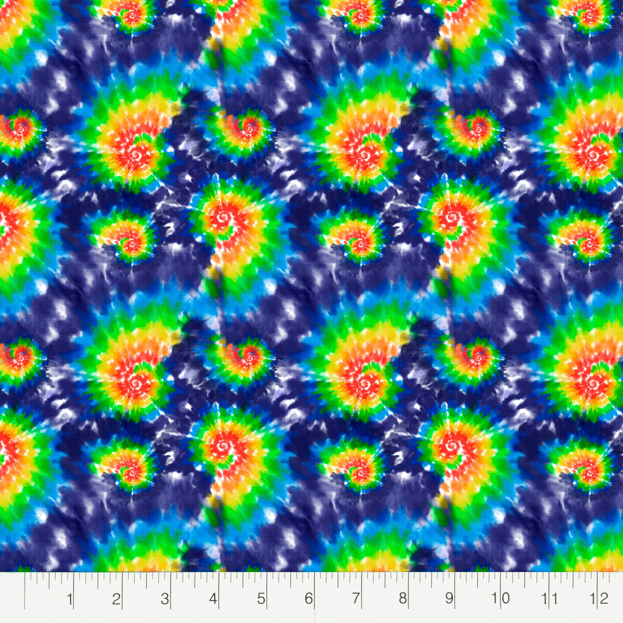 Create It 18"X21" Cotton Tie dye Precut Sewing & Craft Fabric, Multicolor 10 Pieces