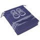 thumbnail image 5 of Blantye 3Pcs Bolsa de Zapatos - Portátil a Prueba de Polvo Tela no Tejida Almacenamiento de Zapatos Bolsas con cordón Organizador Azul purpúreo(M with Printing), 5 of 5