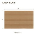 thumbnail image 5 of MatEssenz Area Rug 3x5, Boho Small Living Room Rug, Machine Washable Non-Slip Woven Rug for Bedroom Nursery Office, Vintage Geometric Indoor Accent Rug, Light Taupe Brown, 5 of 9