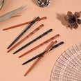 thumbnail image 6 of Aellinatey 12Pieces Comfortable Wood Hair Sticks Styling Accessories Chopstick Hairpins, 6 of 8