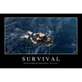 thumbnail image 2 of Survival: Inspirational Quote and Motivational Poster Poster Print, 2 of 2