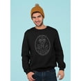 thumbnail image 2 of Alien Neon Chinese Dinasty  Sweatshirt Men -Image by Shutterstock, Male Small, 2 of 4