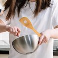 thumbnail image 4 of SHISUYAN Khaki Plastic MixingSpoons for Kitchen Use Durable and EcoFriendly Portable Lightweight 3PCS, 4 of 8