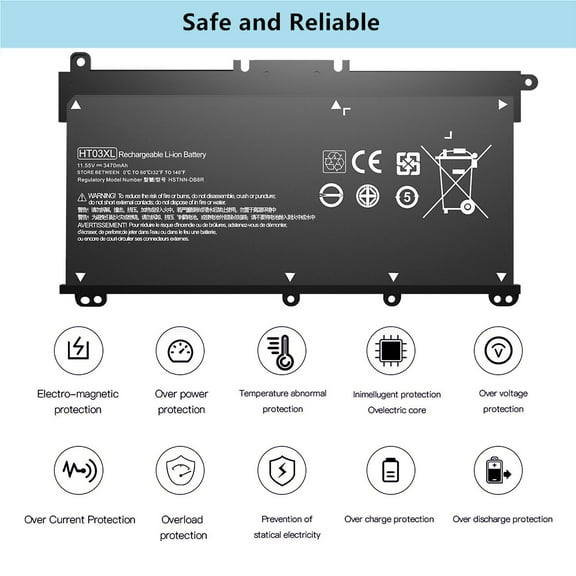 HT03XL HTO3XL Battery For HP Pavilion L11421-2C2 L11119-855 14-CE 14-CF 15-CS