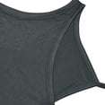 thumbnail image 3 of Camiseta con hombros descubiertos para mujer, blusa informal de algodón de manga corta, gris, XXL kenally  AP001290-23, 3 of 7