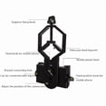 thumbnail image 2 of Scopes Telescope Microscope Outdoor Accessories Portable Universal Mobile Cell Phone Adapter Clip Bracket Mount Holder New, 2 of 6
