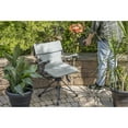 thumbnail image 3 of Zenithen Outdoor 360 Degree Portable Lawn Swivel Camping Chair w/ Arms, Smoke Grey, 3 of 7