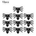 thumbnail image 2 of BNNG 10PCS Mini Plastic Spiders Halloween Simulated Spiders Black and Luminous Spiders Realistic Prank Toy for Halloween Decor Supplies Small Plastic Spider Toys of Black and Glow in The Dark, 2 of 9