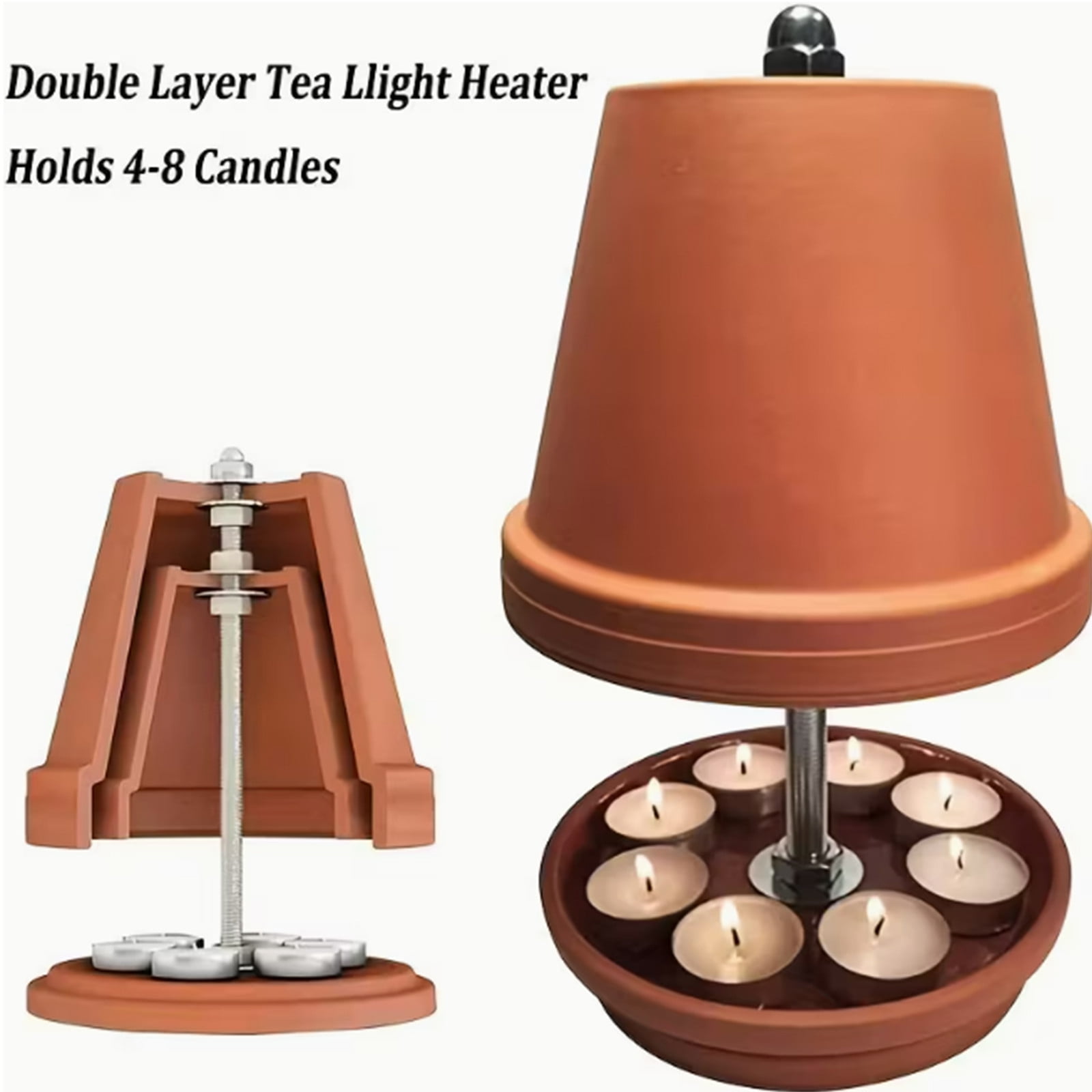 Red Terracotta Interior Stove Decorative Hand Warmer W