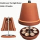 thumbnail image 5 of Aparatos de cocina, accesorios de cocina, utensilios de cocina, utensilios de cocina, estufa de terracota roja para interiores, calentador de manos decorativo, horno de cerámica para calentar velas., 5 of 9