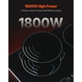 thumbnail image 3 of KFFKFF Induction Cooktop, 1800W Electric Countertop Burner, 2 Burner Touch Control Stove, Built-in Induction Cooktop, 3 of 9