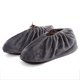 thumbnail image 4 of 1 Pair Unisex Flannel Shoes Covers Non-slip Solid Color Washable Reusable Keep Floor Cleaning Household Thick Indoor Shoes Cover Afortunado Sencillez, 4 of 5