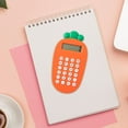 thumbnail image 3 of Calculadora pequeña Perfke Calculadora inteligente Tamaño de Bolsillo Pantalla LCD grande 8 dígitos Escritorio Forma de rábano, 3 of 9