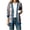 Gray, variant on Enjoytime Women's Cardigans Halloween Print Denim Patchwork Long Sleeve Jacket Button Down Oversized Fall Winter Outerwear