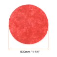 thumbnail image 2 of Uxcell 300pack Round Felt Circles, 30mm 1-1/4" Craft Felt Pads Non-Woven Fabric Pad for DIY Sewing Red, 2 of 5