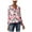 Multicoloured - white, variant on I.N.C Womens Floral Split Sleeve Pullover Blouse, Multicoloured, Small