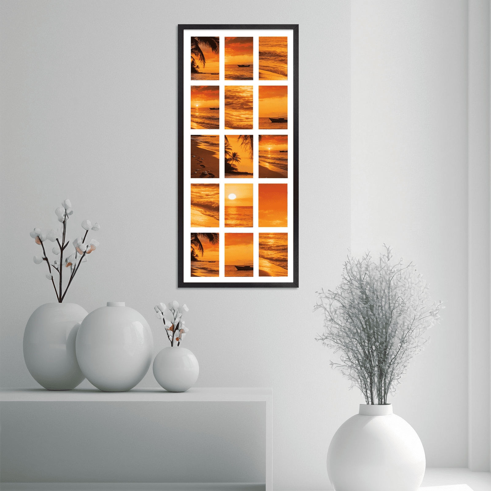 15 Opening 4x6 Collage Picture Frame, Black