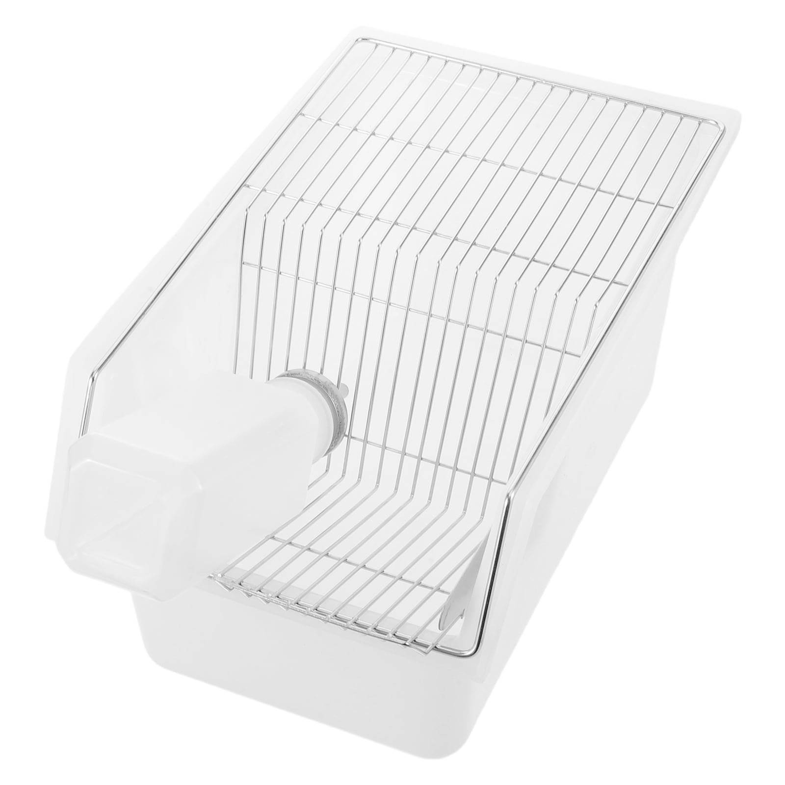 HEALEEP Breathable Lab Mouse Cage, White, Heat-Resistant, Stainless Steel Lid, Ideal for Breeding