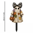 thumbnail image 3 of DefiDgd Halloween Ghost Metal Yard Stake,Vintage Rustic Style Outdoor Ghost Decor for Halloween Fall Porch Lawn Flower Bed Garden Holiday Party Home Decoration(B), 3 of 9