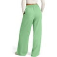 thumbnail image 4 of LEBONYARD Womens Pants,Womens Pants Elastic Waist,Fashion Womens Casual Solid Color Pants Straight Wide Leg Trousers Pants with Pocket Green M, 4 of 9