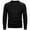 B_ Black, variant on YLSDY Men's Ripped Raglan Patchwork Pullover Sweater Fall Fashion Crew Neck Distressed Knit Sweater Jumpers Tops Black M