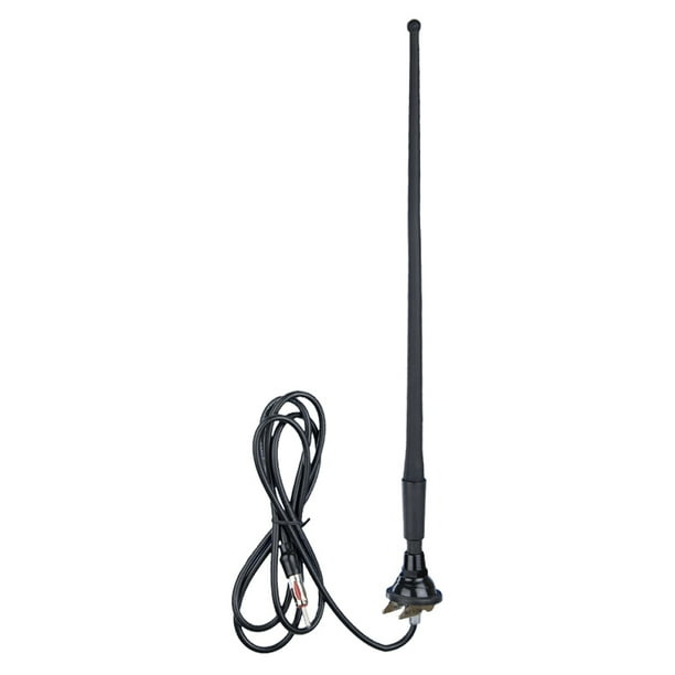 Universal Rubber Antenna 14 Inch Black Top Mount