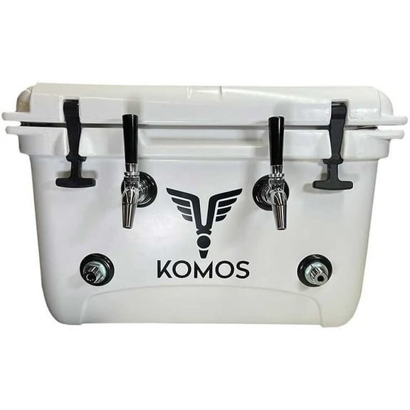 TAPCRAFT Deluxe Double Tap Jockey Box with Intertap Faucets Beer Dispenser