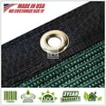 thumbnail image 5 of ColourTree Customized Size Fence Screen Privacy Screen Green 5' x 43? - Commercial Grade 170 GSM - Heavy Duty - 3 Years Warranty - Cable Zip Ties Included, 5 of 5
