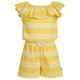 thumbnail image 1 of Nautica Girls' Romper, Aspen Gold 22, Medium (8/10), 1 of 2