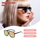 thumbnail image 4 of Sonducket Gafas ópticas Gafas con montura negra Protección de moda Accesorios de ropa de marco grande para protección de ojos Lentes negro con borde rojo, 4 of 6