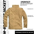 thumbnail image 7 of Brandit M65 Premium Field Jacket - Camel / Beige, Outdoors Military Jacket (XL), 7 of 7