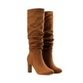 thumbnail image 4 of DREAM PAIRS Women's Slouch Knee High Boots, Round Toe Block Heel Dress Boots, 4 of 4