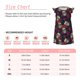 thumbnail image 3 of Fotbe Roses Skulls Vestido de Dormir para Niñas de 3 a 10 Años, Mangas Cortas, Estilo Princesa, Pijama Camisón con Mangas Voladas-X-Large, 3 of 6