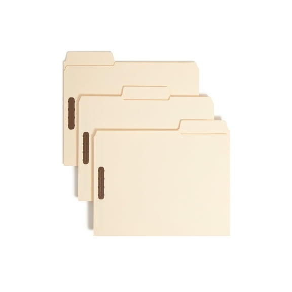 Smead SuperTab® Fastener Folders Manila 50/BX Letter (14535)