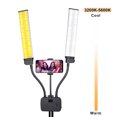thumbnail image 3 of Luz De Relleno Flexible, Enchufe Europeo De 100 A 240V, Luz LED Para Vídeo, Brazos De Cuello De Cisne Dobles Regulables, 3000K A 6500K Para Fotografía, 3 of 7