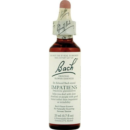 Historical Remedies Calm Drops - Bach Original Formulas Flower Remedies Drops, Impatiens, 0.7 Fl Oz