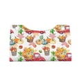 thumbnail image 2 of Zufioo Autumn Harvest Truck Print Long Leather Tissue Bag, PVC Waterproof Napkin Facial Tissue Organizer Dispenser for Living Room, Office, Desk, 2 of 7