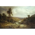 thumbnail image 2 of Alexander Helwig Wyant 24x17 Gold Ornate Framed and Double Matted Museum Art Print Titled - Tennessee (1866), 2 of 4