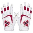 thumbnail image 2 of Guantes de golf perfecl Cuero L Zurdo Derecho Niño Transpirable Rojo, 2 of 8