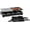 Black+Marble, variant on Raclette Grill,  Electric Indoor Grill with 2 Reversible Non-stick Grill Griddle Plates, 1 Stone Grill Plate, 1500W  Heating with 8 Cheese Pans, Ideal for Parties and Family Fun, Black